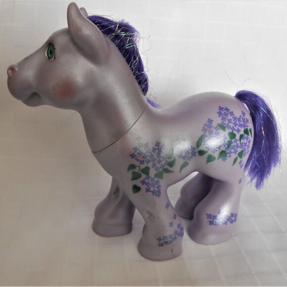 Vintage CPK 1992 CABBAGE PATCH KIDS Purple Springsong Shimmer Pony 6" Hasbro - Picture 1 of 3